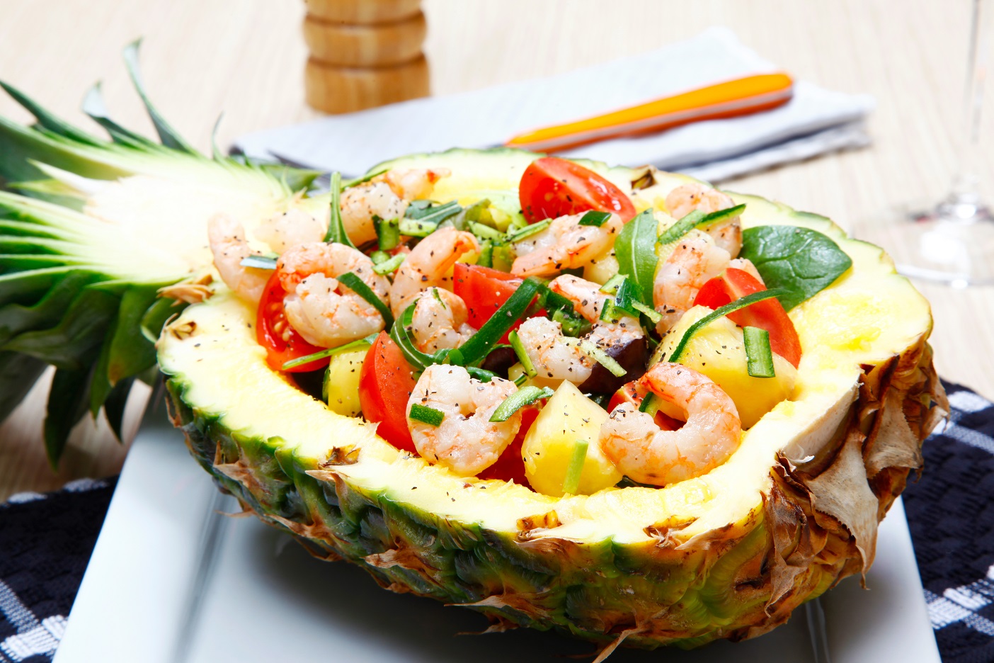 Thai Style Prawn and Pineapple Salad True Health magazine