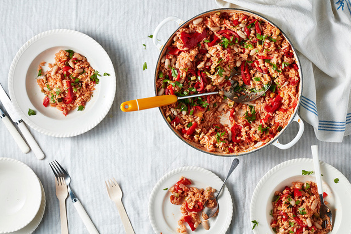 Oven baked Mediterranean risotto - True Health magazine
